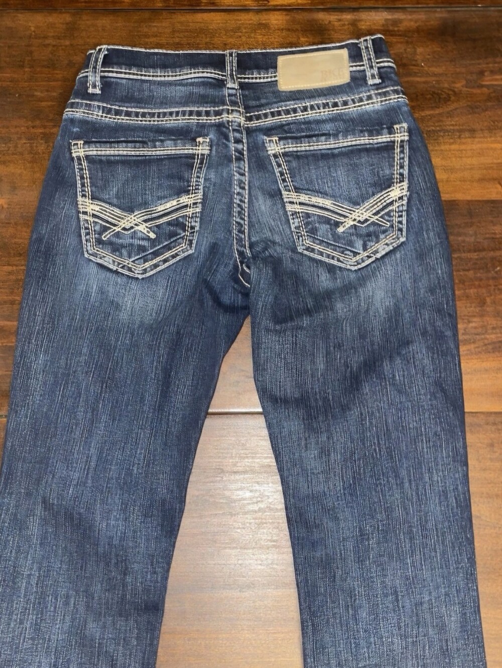 NWOT! BKE Women's ALEC Dark Blue Straight Leg Jeans